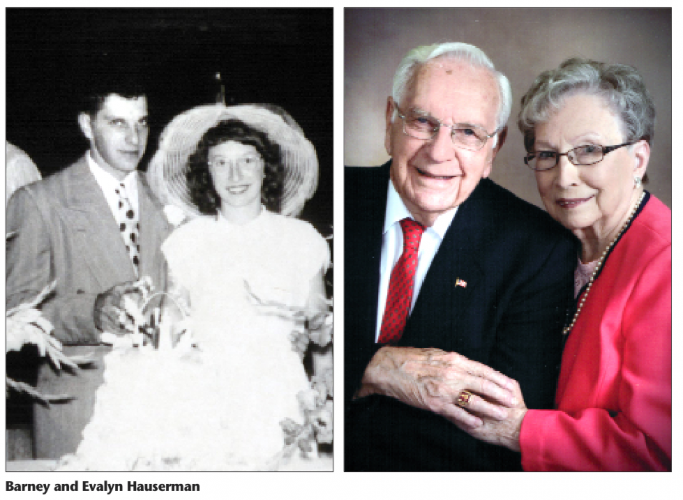 Hausermans celebrating 70 years of marriage